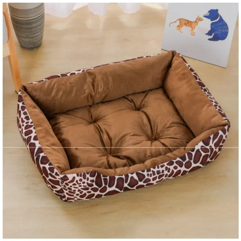 panier chat motif girafe
