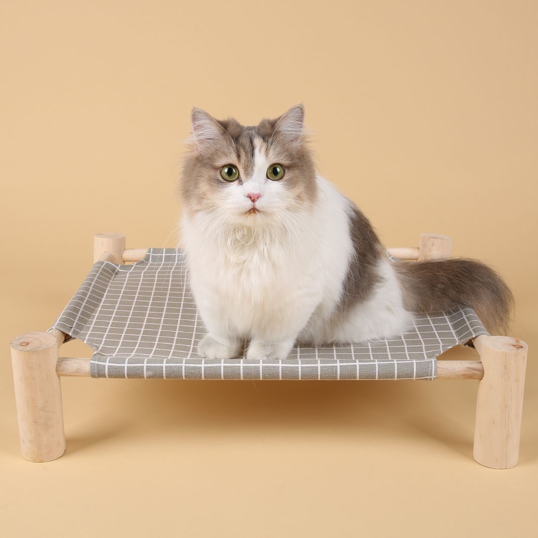 Hamac pour Chat - ZenPet™ - Gris Chic