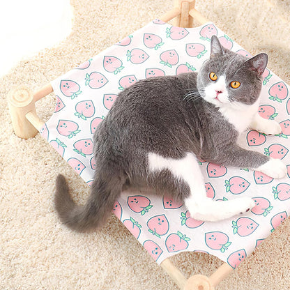 Hamac pour Chat - ZenPet™ - Douceur Pêche