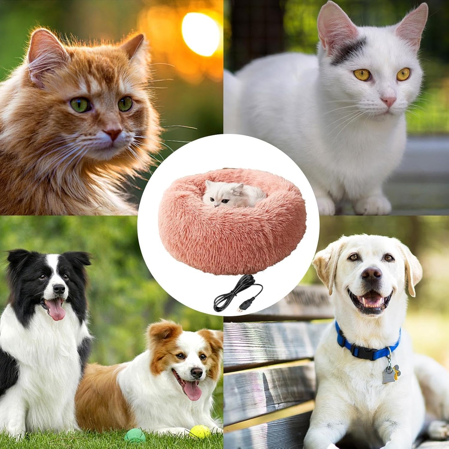 Lit pour Chat - CozyCat™ - Rose